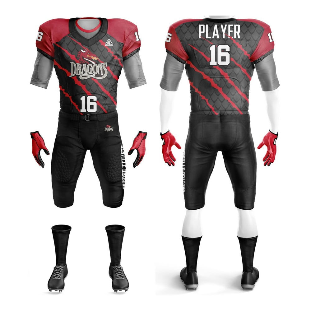 Dragons American Football Uniform